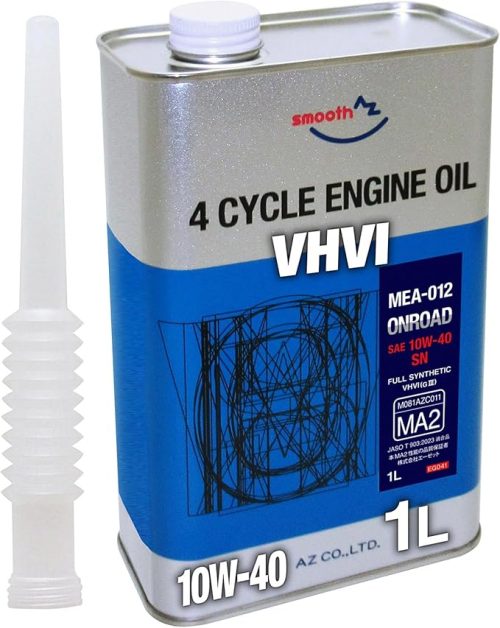 エーゼット(AZ) 4サイクルエンジンオイル10W-40 MA2規格 MEA-012 EG041