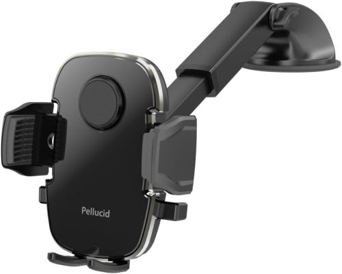 ペルシード(Pellucid) ワンタッチ開閉 スマホホルダー ロングアーム吸盤 PPH2108