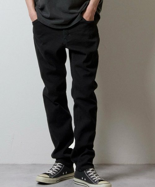 エヌエヌバイナンバーナイン(n(n) BY NUMBER (N)INE) TAPERED SKINNY DENIM JEANS ONE WASH