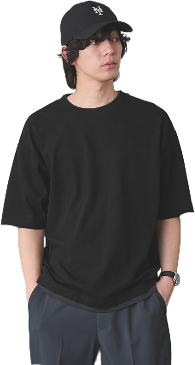 ユナイテッドアローズ グリーンレーベルリラクシング(UNITED ARROWS green label relaxing) ピケ フェイクレイヤード クルーネック 半袖 Tシャツ