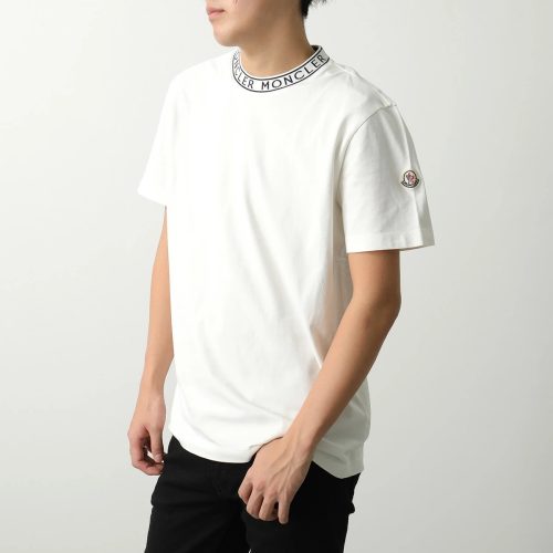 モンクレール(MONCLER) レタリングロゴ クルーネック Tシャツ