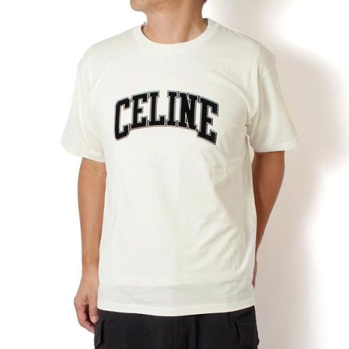 セリーヌ(CELINE) CELINE フロックロゴ ルーズ Tシャツ