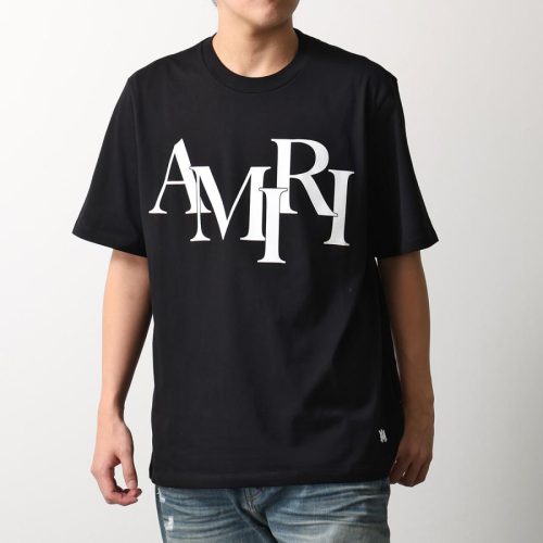アミリ(AMIRI) STAGGRED LOGO TEE