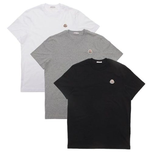 モンクレール(MONCLER) ロゴモチーフTシャツ3枚セット