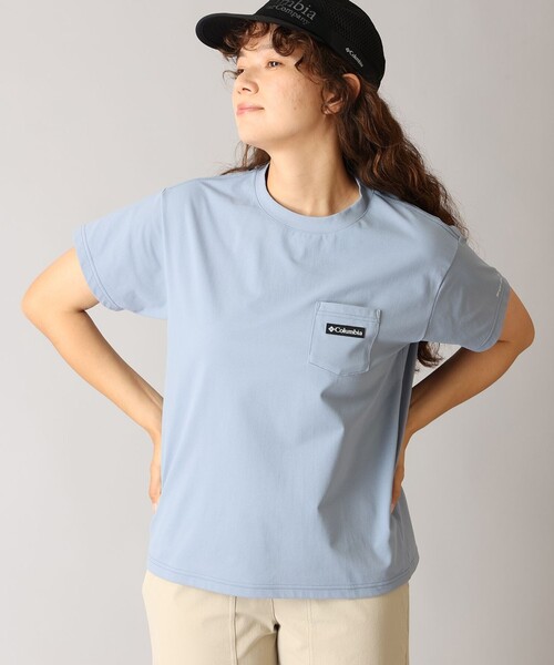 コロンビア(Columbia) ウィメンズツイードキャナルポケットショートスリーブTシャツ