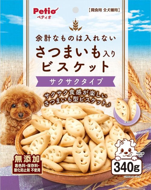 ペティオ (Petio) 余計なものは入れない さつまいも入り ビスケット サクサクタイプ