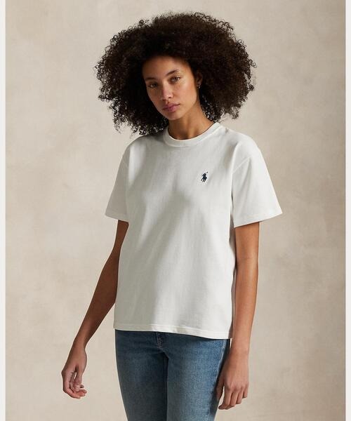 ポロラルフローレン(Polo Ralph Lauren) コットン ジャージー クルーネック Tシャツ