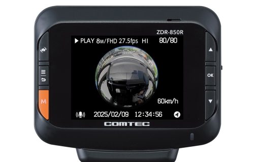 コムテック(COMTEC) 360°カメラ ドライブレコーダー ZDR-850R