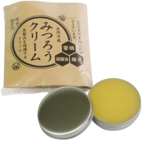 尾山製材 革製品用みつろうクリーム 10g