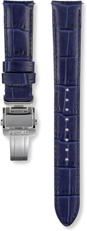 セイコー(SEIKO) 牛皮革ワニタケフ型押 中留タイプ