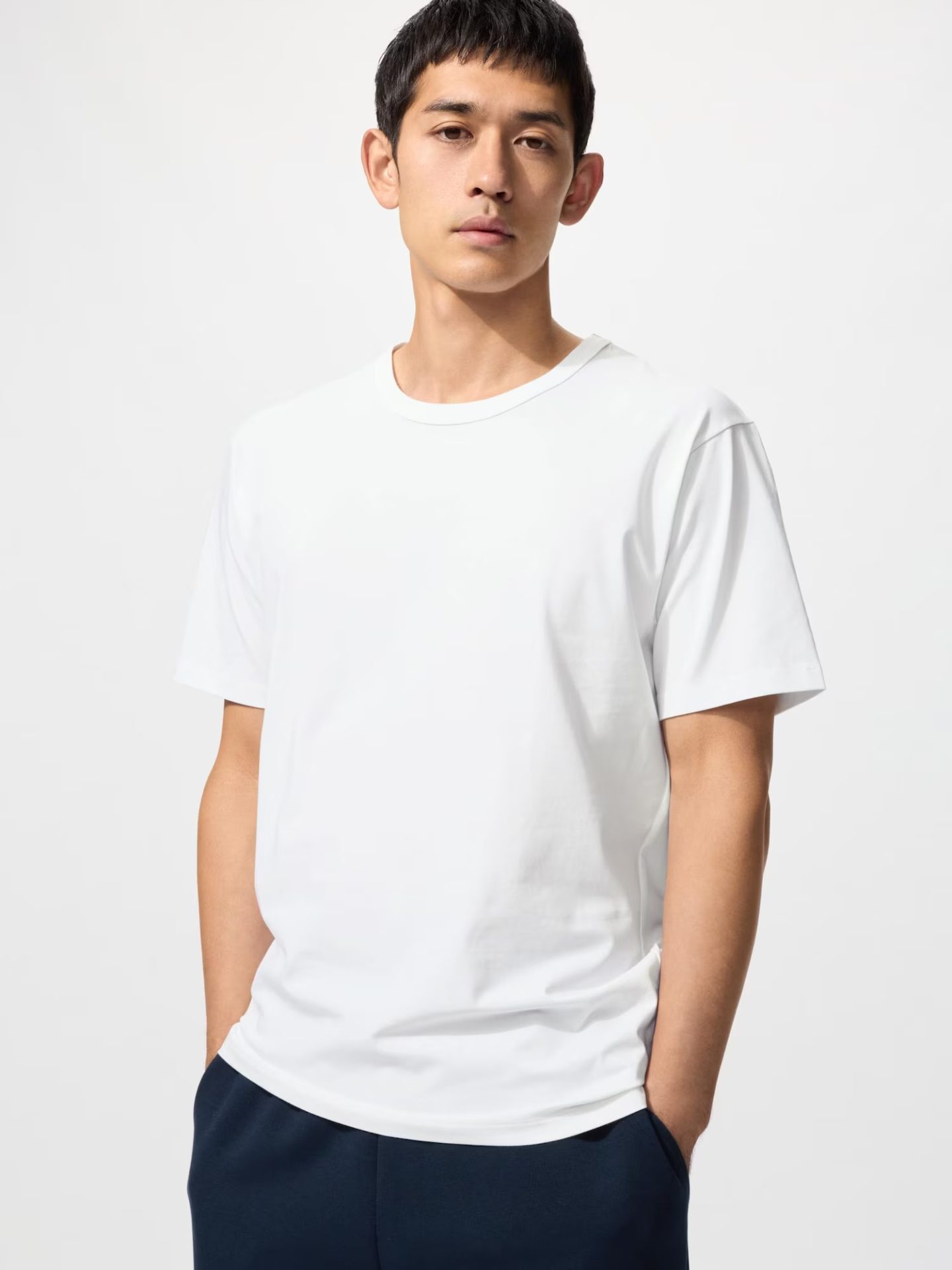 ユニクロ(UNIQLO) エアリズムコットンクルーネックT