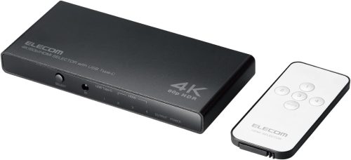 エレコム(ELECOM) HDMI切替器 4ポート DH-SW4KC41