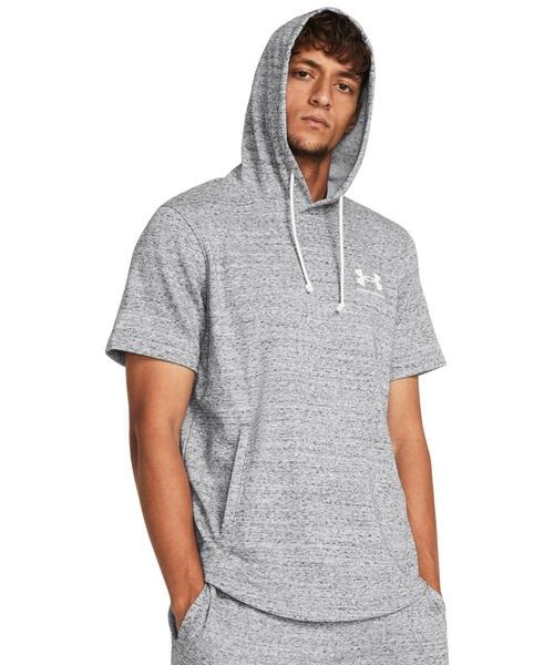 アンダーアーマー(Under Armour) UAライバルテリー レフトチェスト ショートスリーブ フーディー
