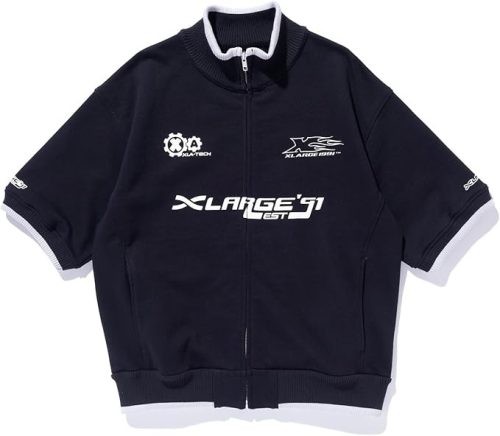 XLARGE ZIP UP S/S SWEATSHIRT