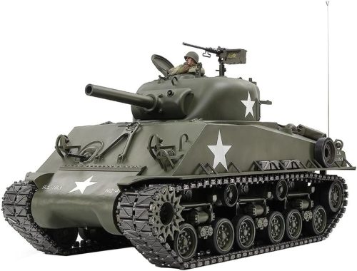 タミヤ(TAMIYA) 1/16RC M4シャーマン 105mm榴弾砲搭載型 メカニカルステアリングシステム