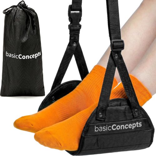 BASIC CONCEPTS 飛行機のフットハンモック 低反発 FOOTHAMMOCK