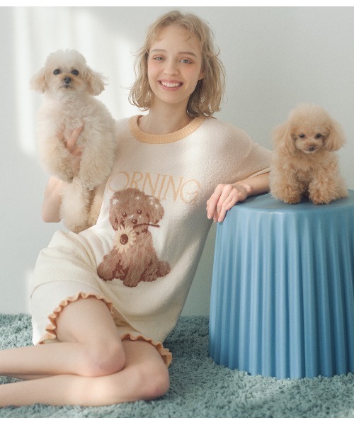 ピーチ・ジョン(PEACH JOHN) ライトホイップリーPUPPYPOODLEパジャマ