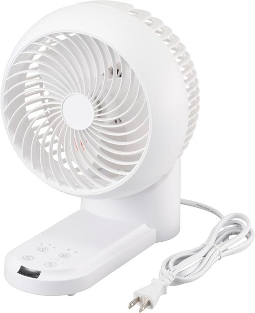 オーム電機(OHM) 360°サーキュレーター 壁掛・卓上両用式 FF-SQ850RY 08-3336