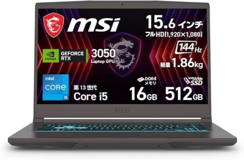 エムエスアイ(MSI) ゲーミングノートPC Thin-15-B13UC-6113JP