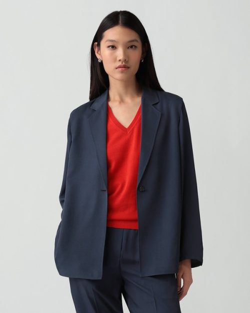 セオリー(Theory) Washed Twill Airy Blazer