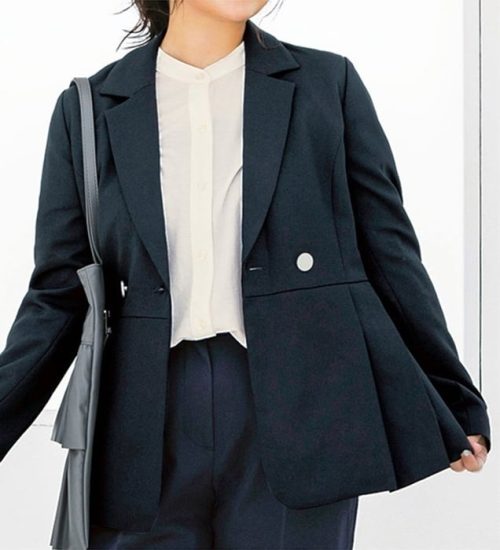 ベルーナ(Belluna) Taiyouさんコラボ セットアップ対応 ペプラムジャケット
