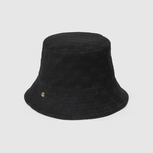 グッチ(GUCCI) リバーシブル GGキャンバス バケットハット