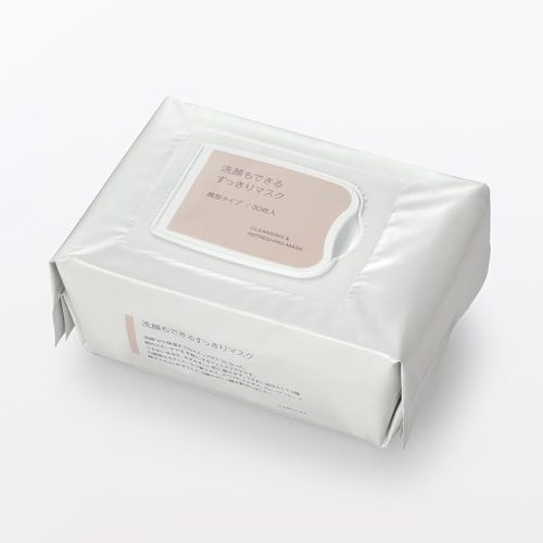 無印良品 洗顔もできるすっきりマスク