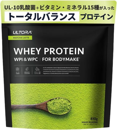 ウルトラ(ULTORA) ホエイプロテイン 抹茶ラテ