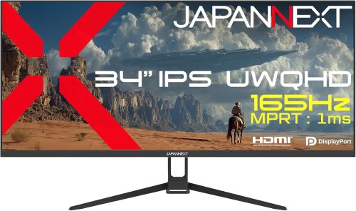 JAPANNEXT ゲーミングモニター JN-IPS34G165UQ2