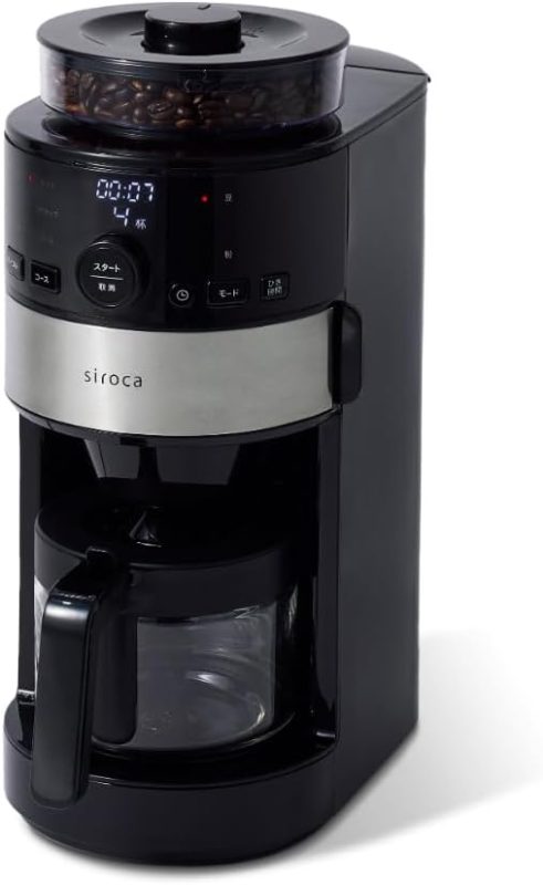 シロカ(siroca) コーン式全自動コーヒーメーカー SC-C112