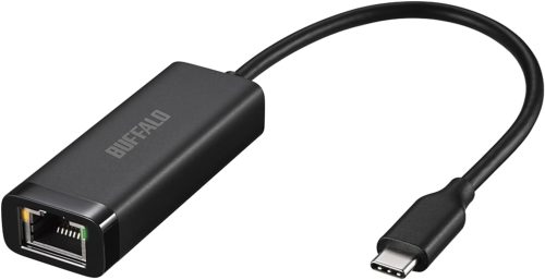 バッファロー(BUFFALO) Giga対応 Type-C USB 3.2 Gen1 用 LANアダプター LUA6-U3-CGTE-NBK