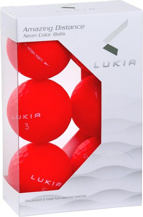 ルキア(LUKIA) ゴルフボール NEON COLOR 6Ｐ 超反発 LK304B-033