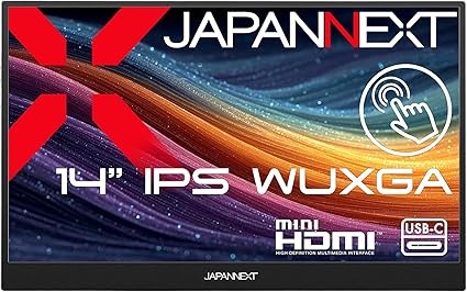JAPANNEXT モバイルモニター JN-MD-EiT14WX