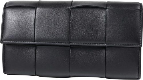 ボッテガ・ヴェネタ(BOTTEGA VENETA) カセット ラージ フラップウォレット