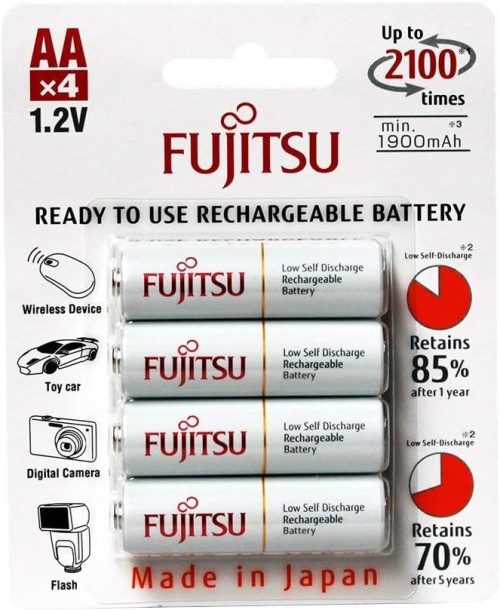富士通(FUJITSU) ニッケル水素電池 単3形 1.2V 4個パック HR-3UTC