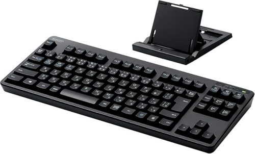 エレコム(ELECOM) Bluetooth 5.0メンブレンコンパクトキーボード TK-FBM111BK