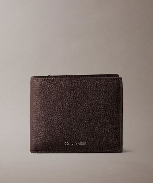 カルバンクライン(Calvin Klein) エンボス レザー ハーフウォレット 4D1138G