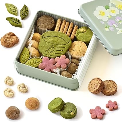ヤマサン(YAMASAN) 日本茶と味噌のクッキー缶