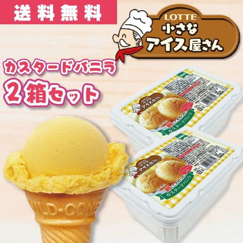 ロッテ 小さなアイス屋さん カスタードバニラ