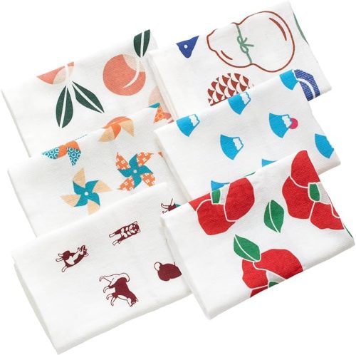 タオルショップブルーム(TOWEL SHOP BROOME) ガーゼタオル ハンドタオル 6枚セット