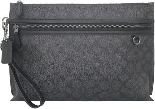 コーチ(COACH) キャリー オール ポーチ シグネチャー キャンバス