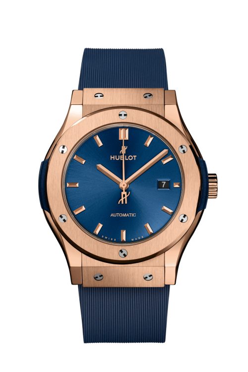 ウブロ(HUBLOT) クラシックフュージョン キングゴールド ブルー 542.OX.7180.RX