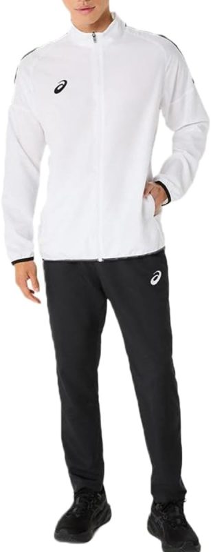 アシックス(Asics) クロス薄手 ジャージ メンズ 上下セット