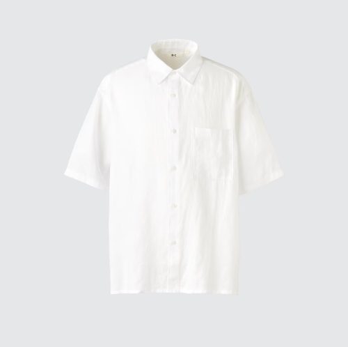 ユニクロ(UNIQLO) プレミアムリネンオーバーサイズシャツ