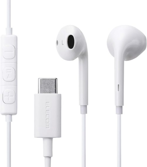エレコム(ELECOM) マイク付き 有線イヤホン USB Type-C インナーイヤー型 EHP-DF18IM