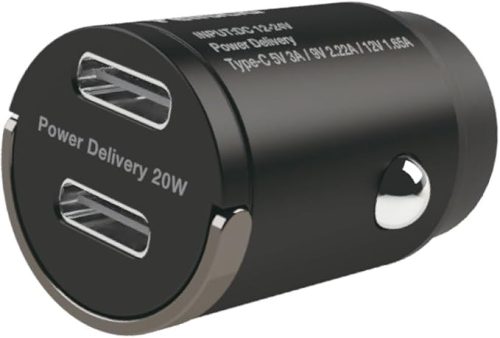 ペルシード(Pellucid) シガーソケット充電器 2USB カーチャージャー Type-C×Type-C PPJ2505