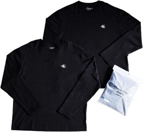 カルバンクライン(Calvin Klein) ロングスリーブTシャツ 2枚パック