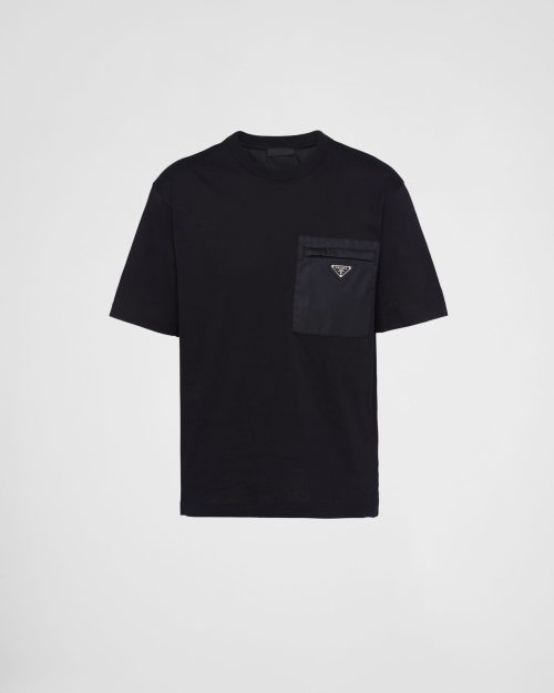 プラダ(PRADA) Re-Nylon xジャージー Tシャツ