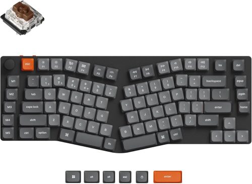 キークロン(Keychron) K15 Max (Aliceレイアウト) QMK ワイヤレスカスタム メカニカルキーボード K15M-A3-US