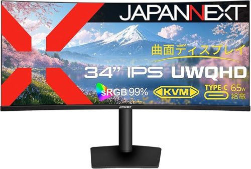 JAPANNEXT ウルトラワイド液晶モニター JN-iC34UQ-C6H